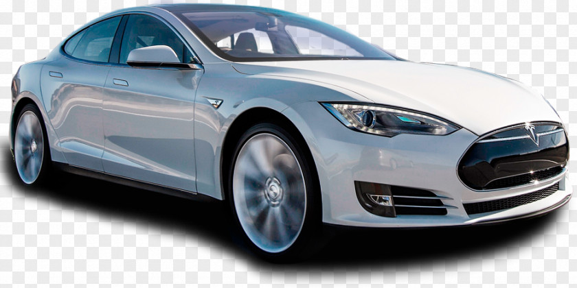 Car Tesla Model S Mid-size Sports Compact PNG