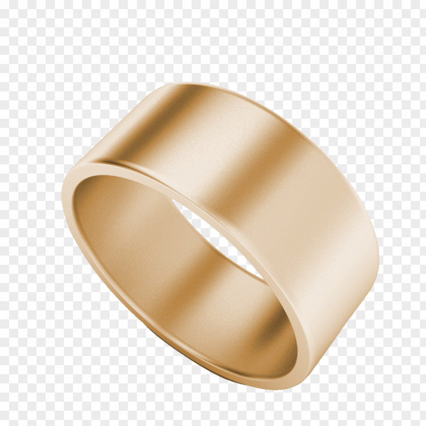 Check Flat Wedding Ring Brilliant Colored Gold PNG