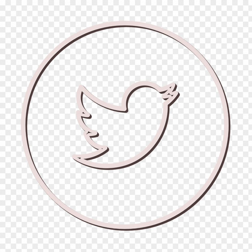 Nose Twitter Icon Bird Circles Line PNG