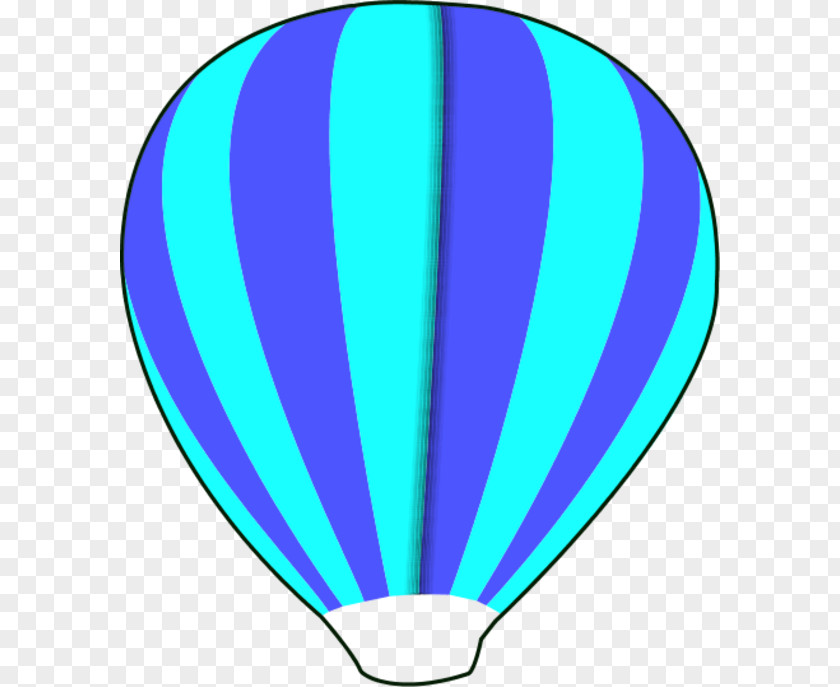 Turqoise Ballon Hot Air Balloon Clip Art Line PNG