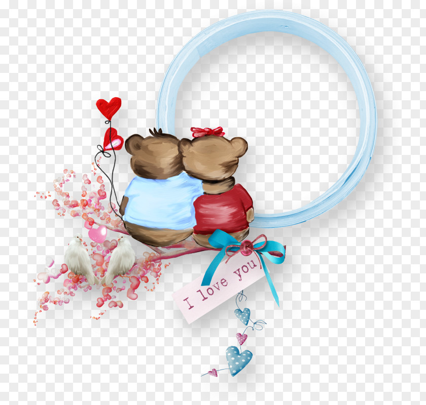 Bear Frame Psd Love Image Significant Other Hug PNG