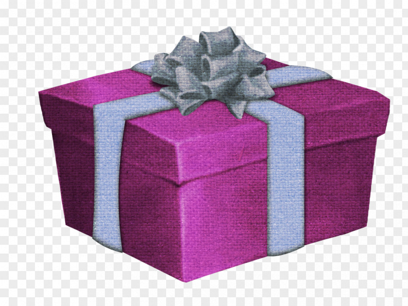 Beautiful Ribbon Gift Box PNG
