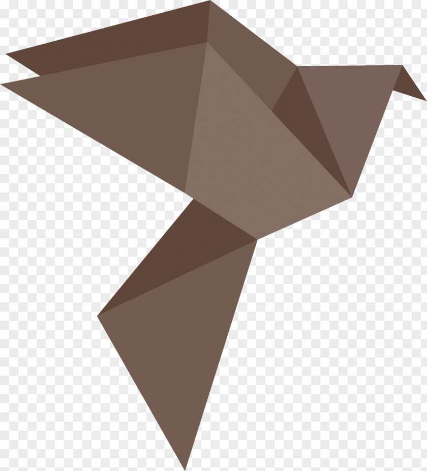 Crane Orizuru Triangle PNG