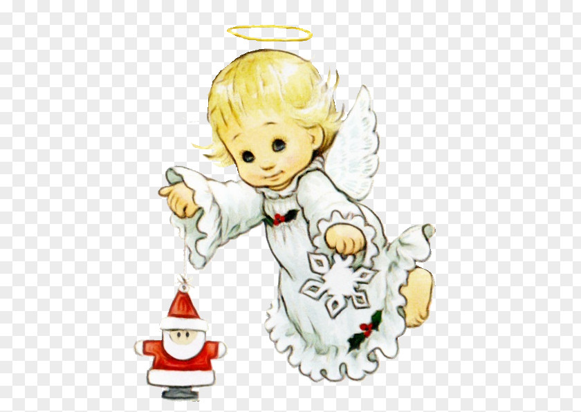 Happy Angel Cartoon PNG