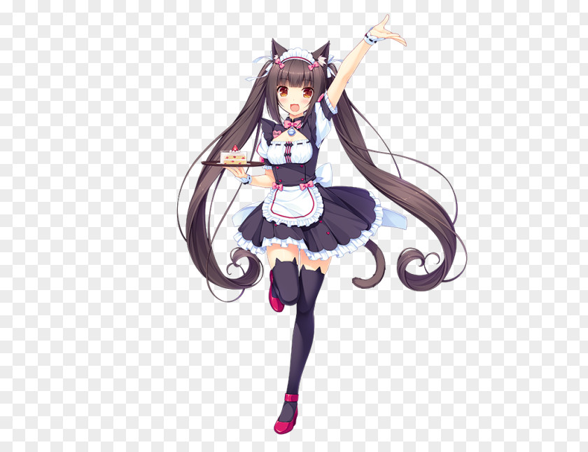 Nekopara Anime Chocolate Catgirl Sugar Rune PNG Rune, Neko Works clipart PNG