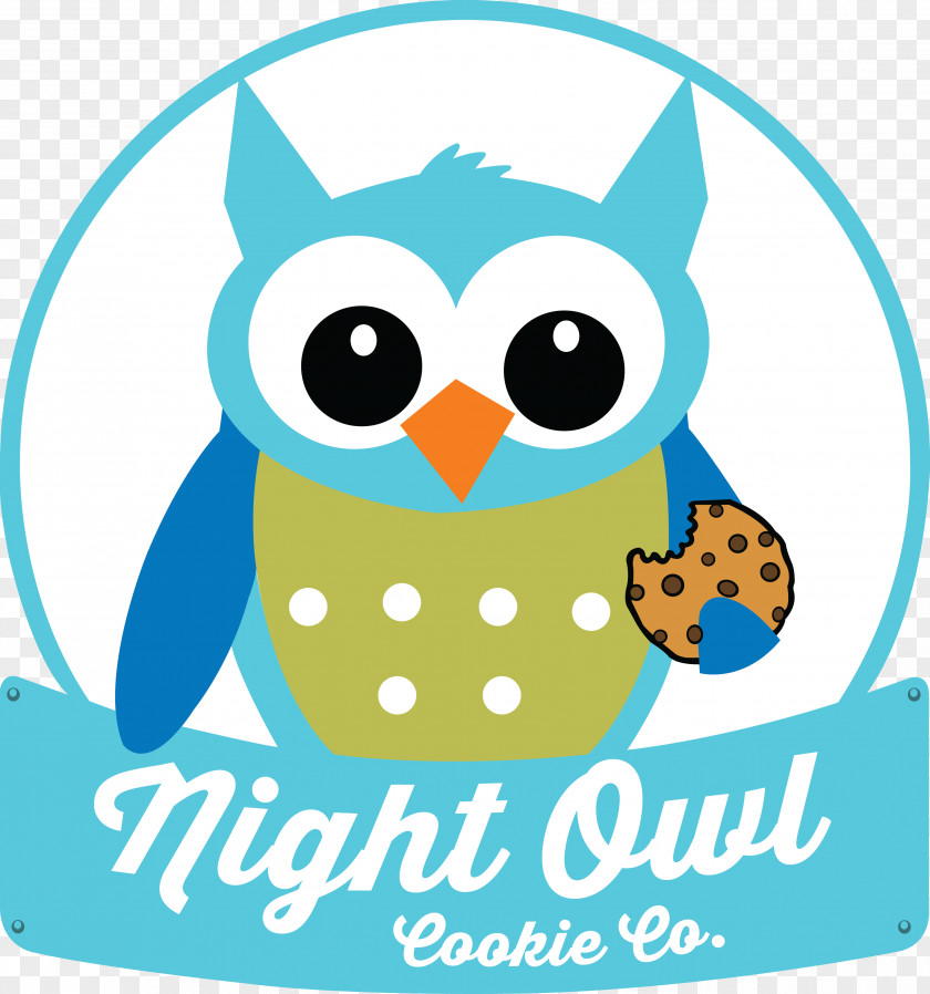 Owl Night Cookie Co. Chocolate Chip Biscuits Dessert PNG