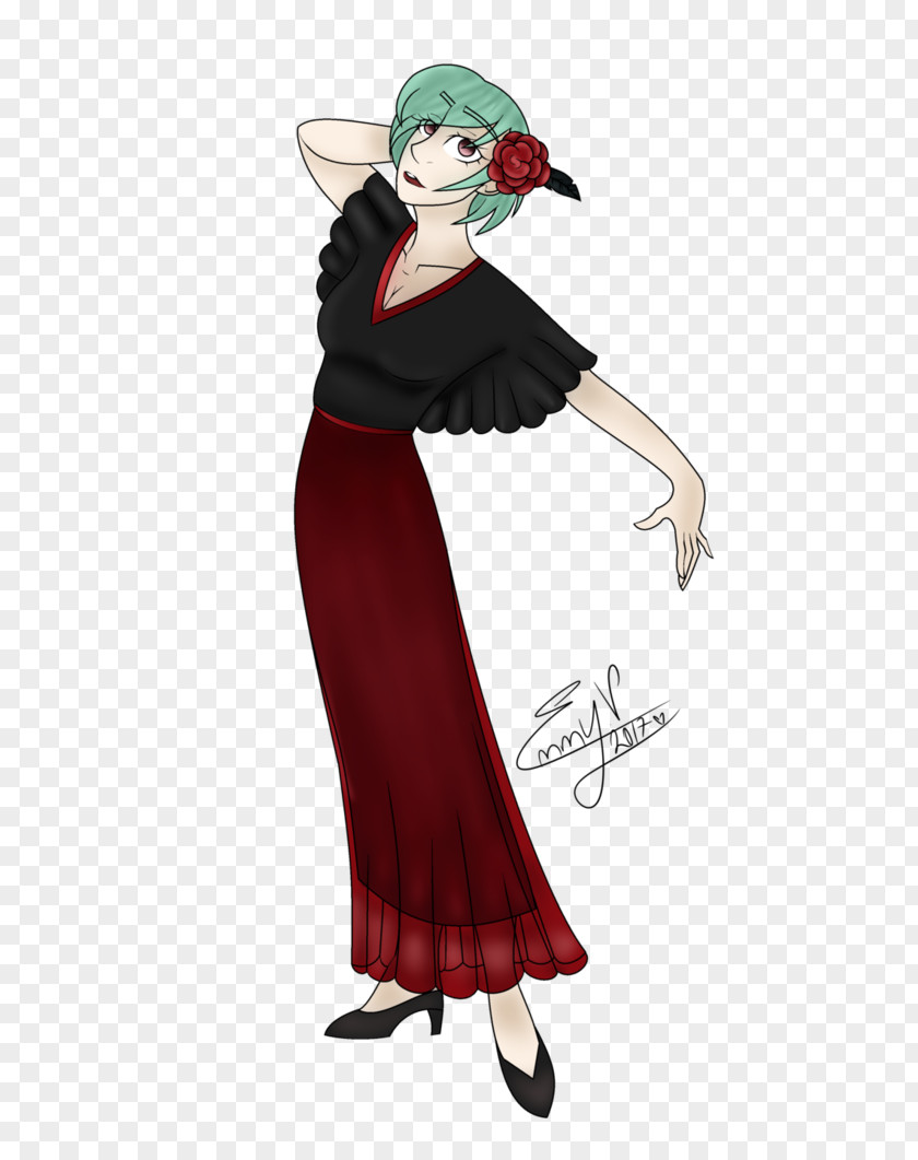 Flappers Character Cartoon Costume Fiction PNG