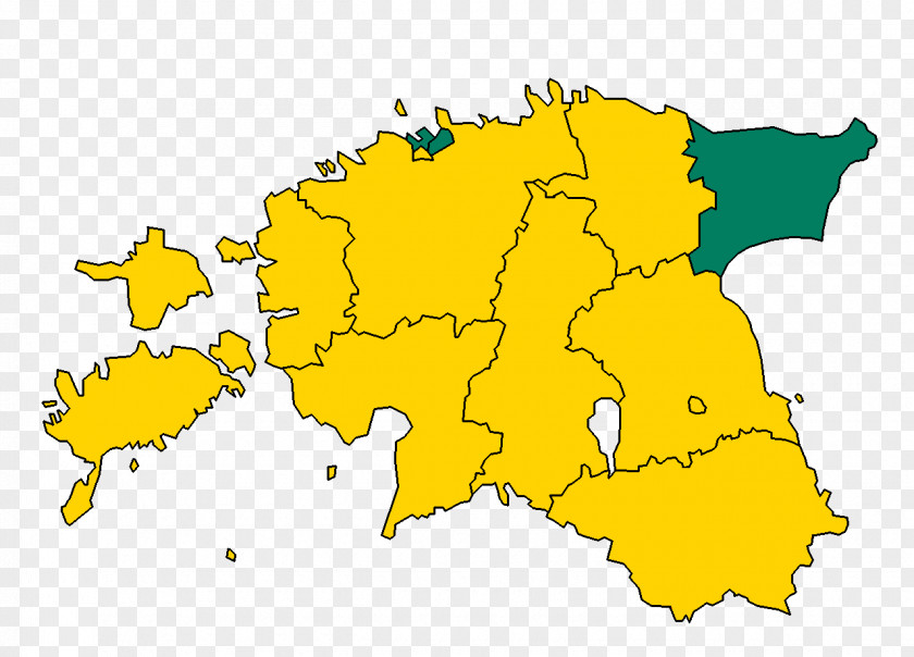 Map Estonian Parliamentary Election, 2015 PNG