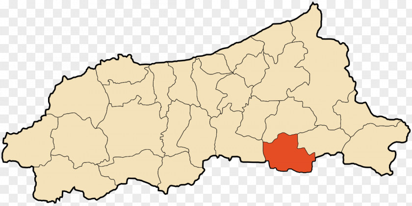 Map Ouled Rabah Sidi Maarouf, Jijel Geography Communes De La Wilaya PNG