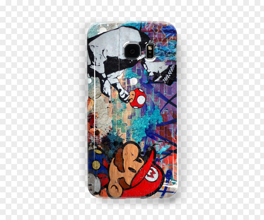 Mario Bros Bros. Graffiti Art IPhone 6 Samsung PNG