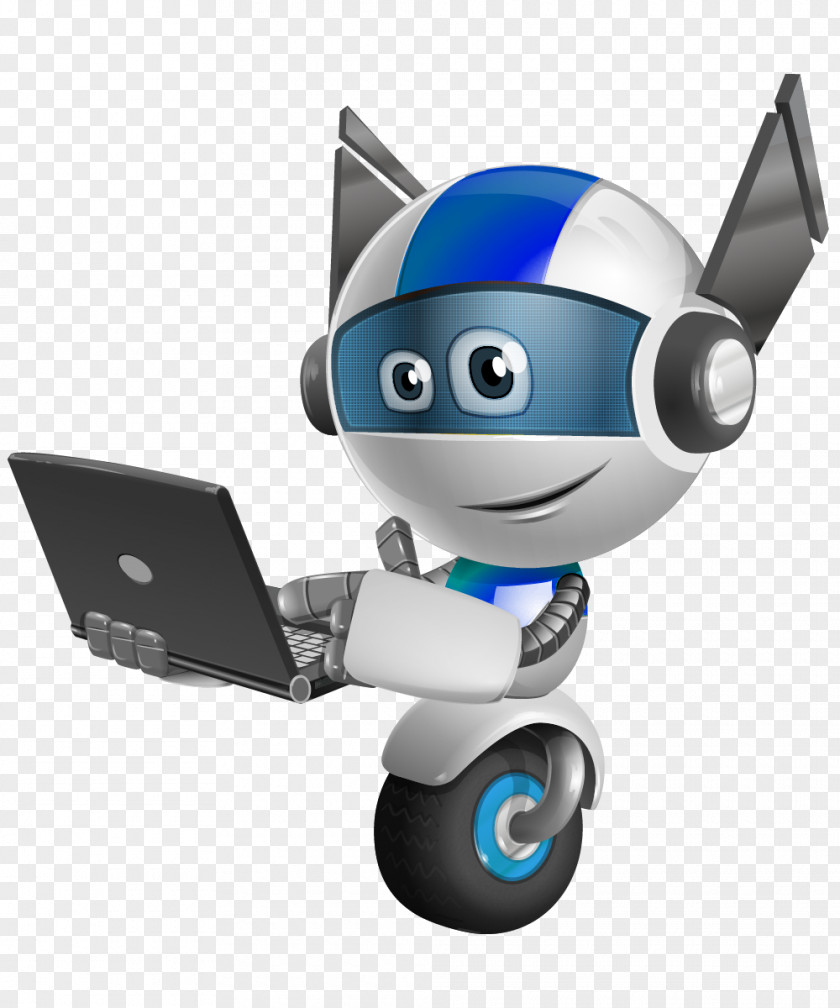 Robot Superhero Cartoon Character PNG