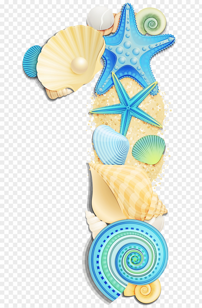 Sea Snail Shell Cartoon PNG
