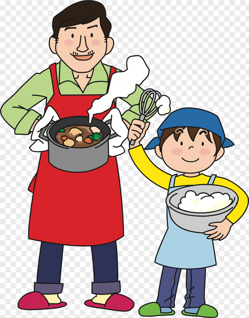 Cooking Clip Art Illustration Father Image PNG
