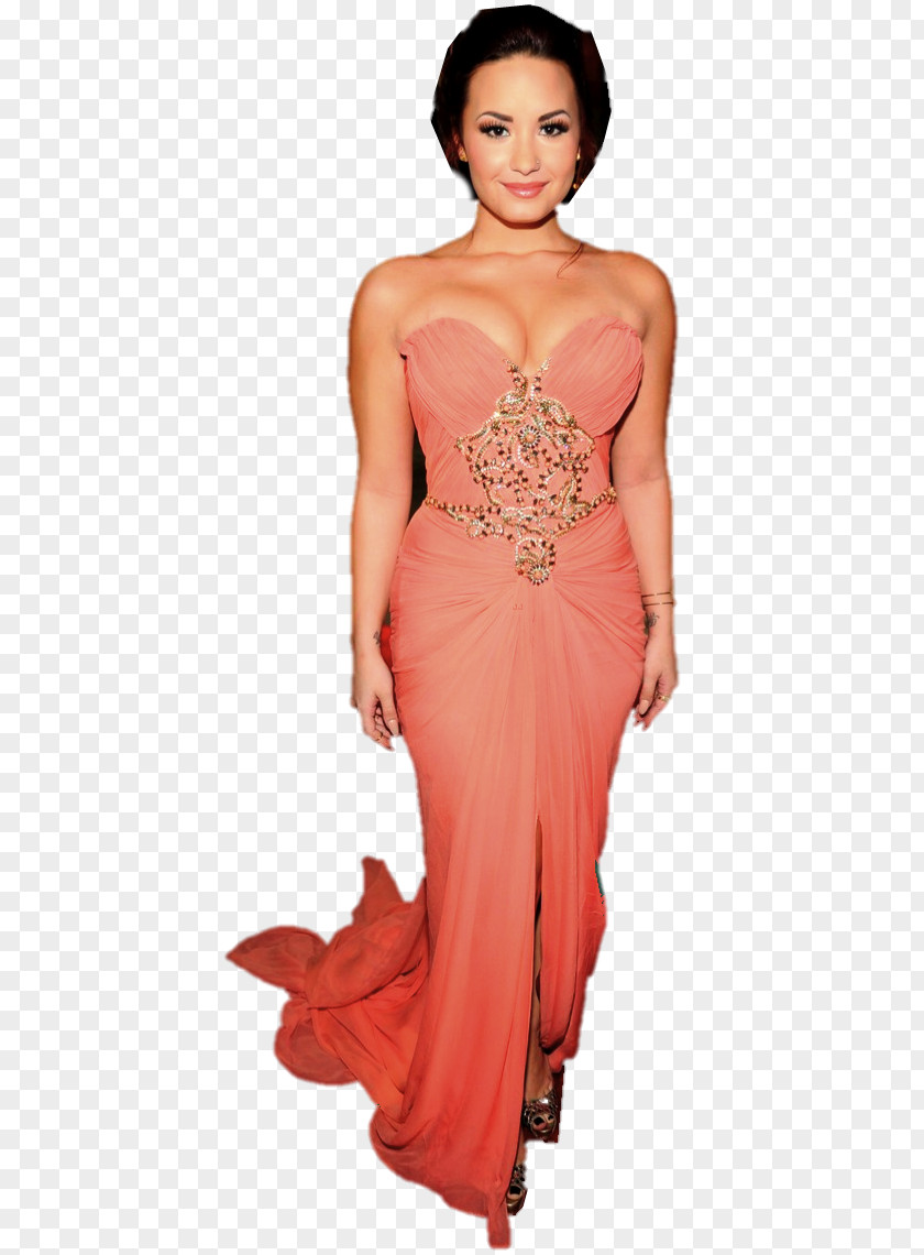 Demi Lovato La Land Dress Video Image Fashion Gown PNG