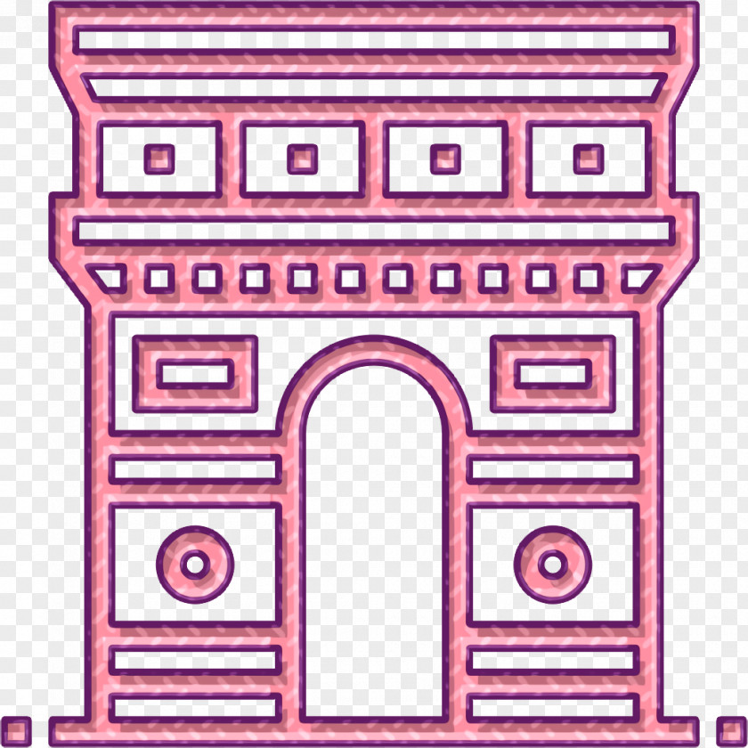 Triomph Arc Icon France Symbols PNG