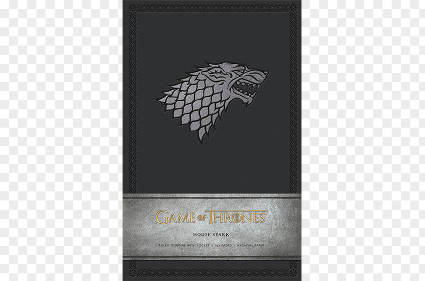 Book A Game Of Thrones Thrones: Iron Throne Hardcover Ruled Journal House Stark PNG