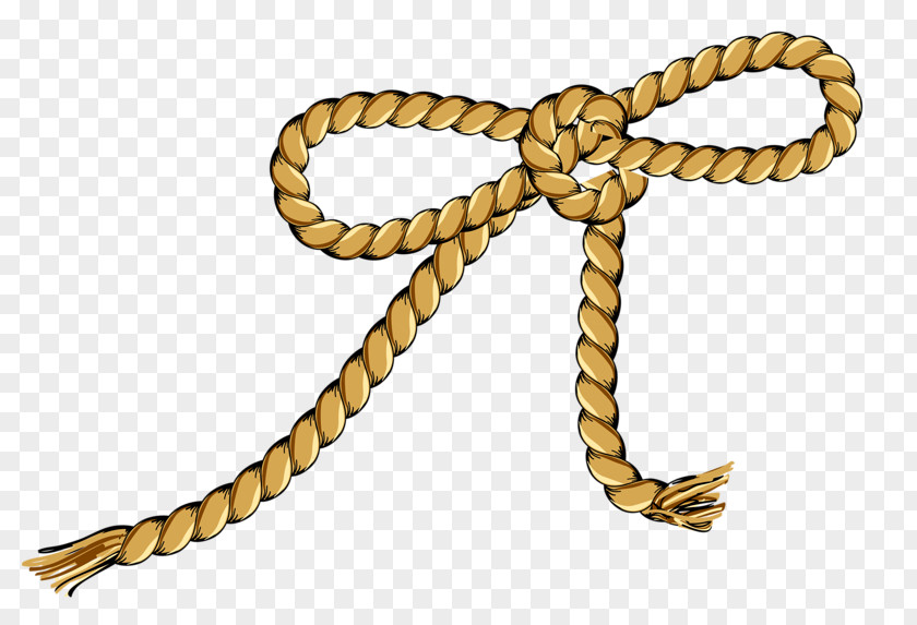 Bow Rope Knot Hanging PNG