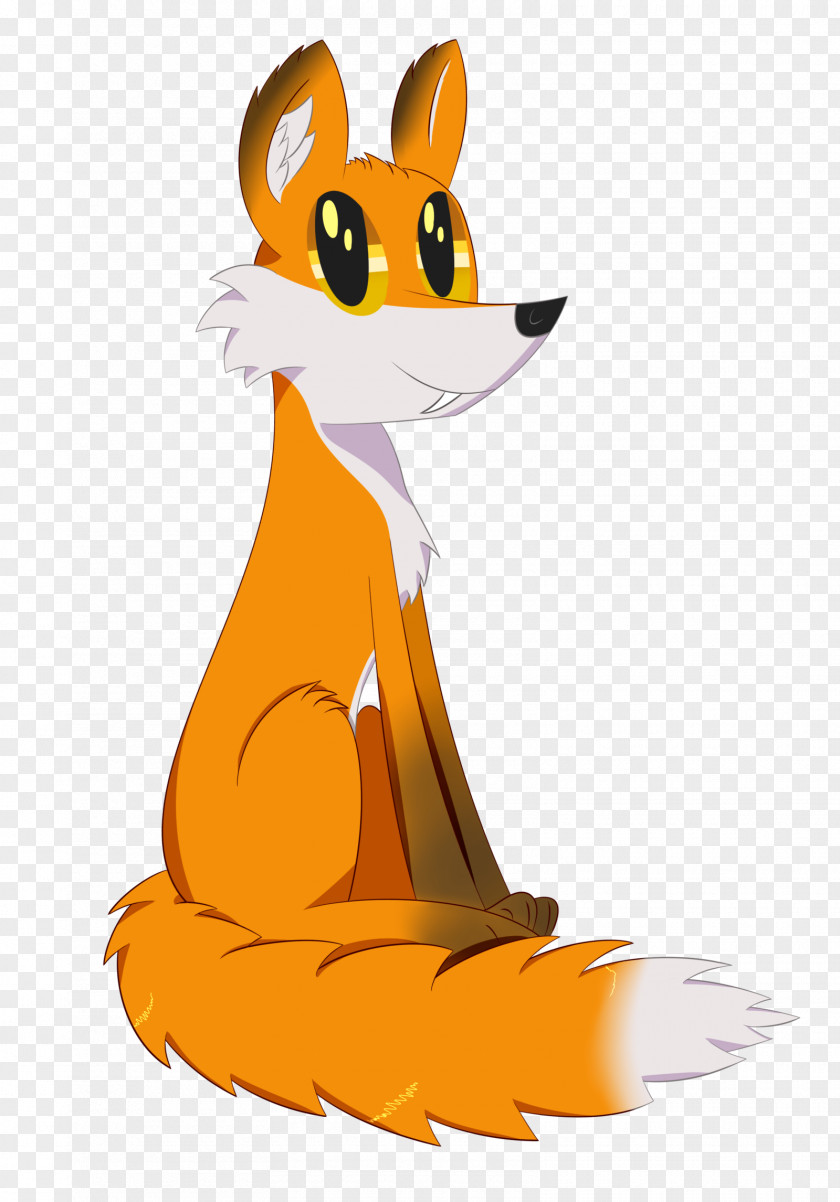 Cat Red Fox Whiskers Character Clip Art PNG