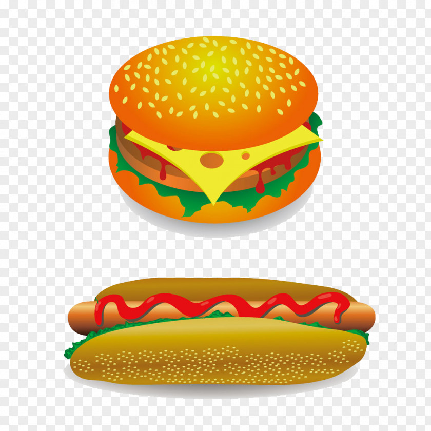 Hot Dogs And Burgers PNG