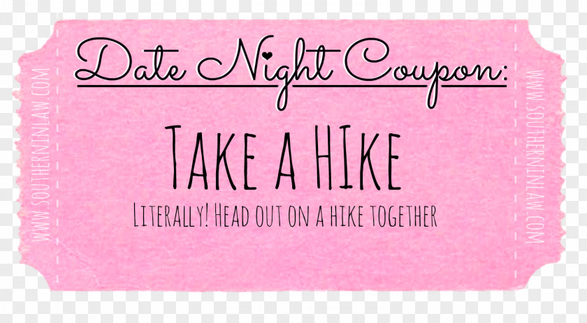 Take A Hike Day Coupon Picnic Voucher Lunch Food PNG