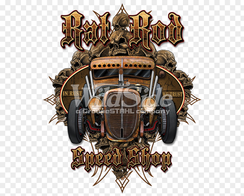 Car T-shirt Hot Rod Rat PNG