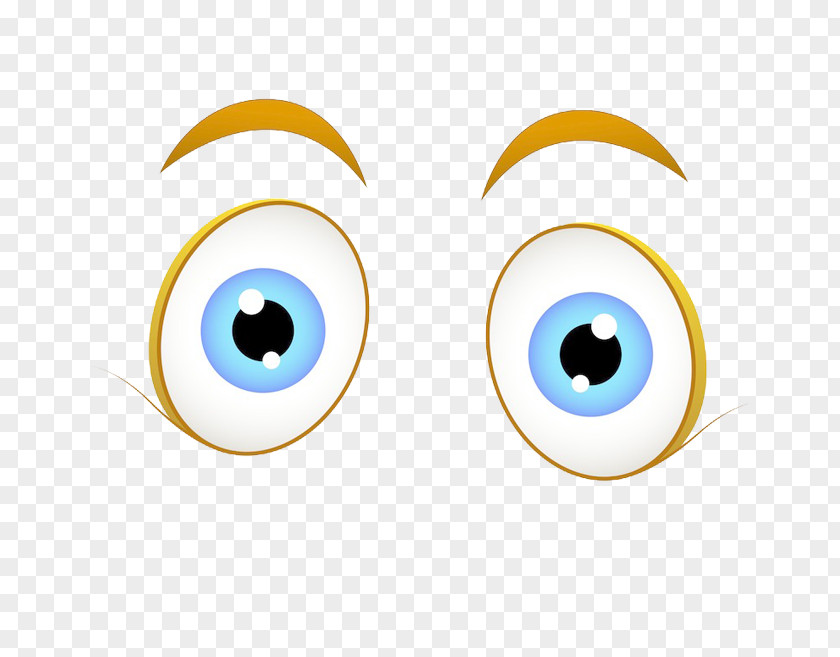 Cartoon Characters With Big Eyes Eye Clip Art PNG