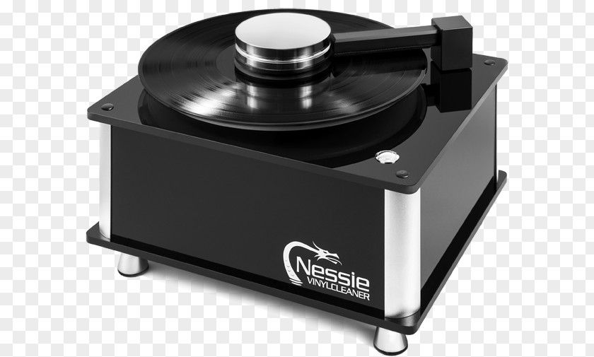 Clean Machine Phonograph Record Loch Ness Monster Turntable Rutherford Audio Inc. PNG