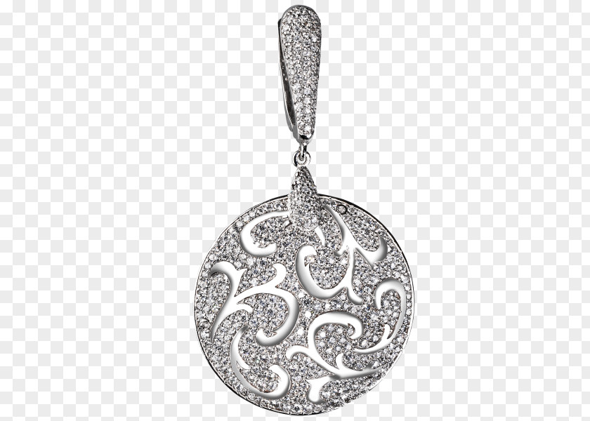 Fancy Pendant Locket Body Jewellery Silver Diamond PNG