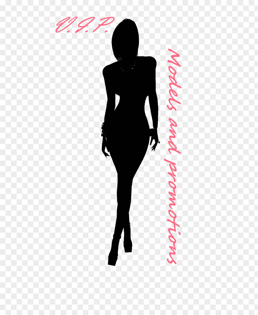 Silhouette Shoulder Tights Hip Font PNG