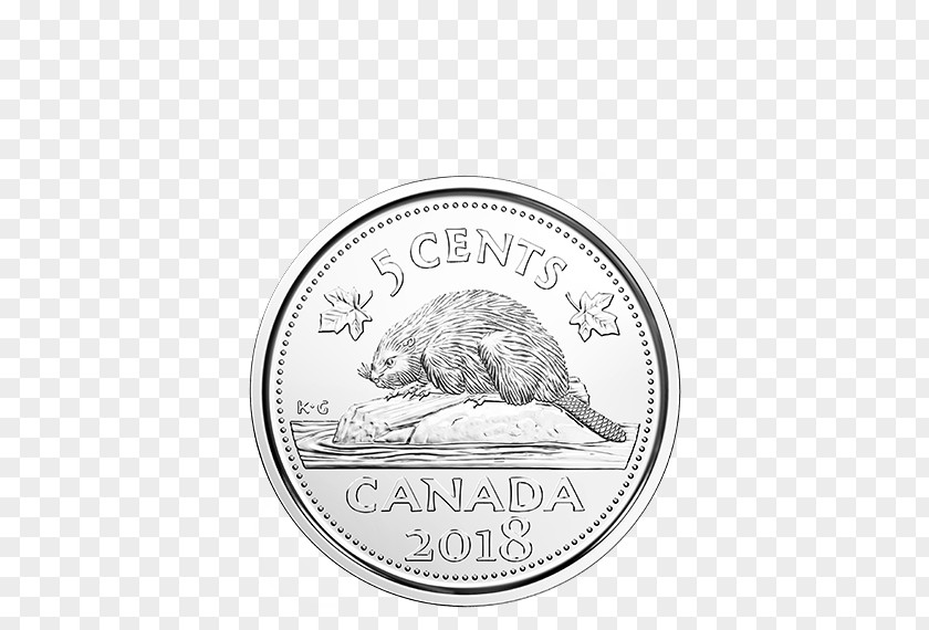 Uncirculated Coin Canada Nickel Royal Canadian Mint PNG