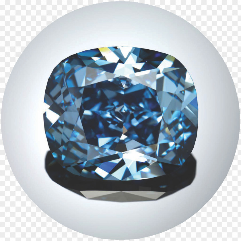 Brilliant Blue Moon Of Josephine Diamond Sweet Natural History Museum Los Angeles County PNG