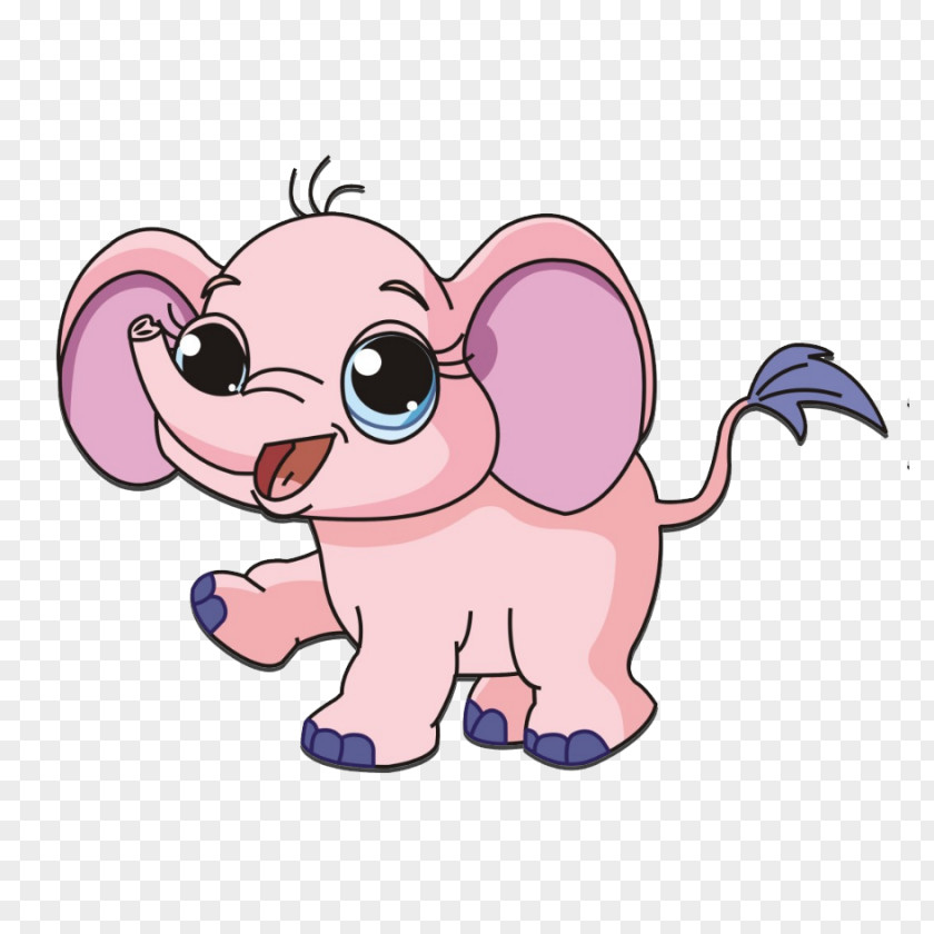 Cartoon Baby Elephant Drawing Infant Cuteness PNG
