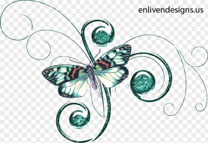 Embellishment Butterfly Scrapbooking Clip Art PNG