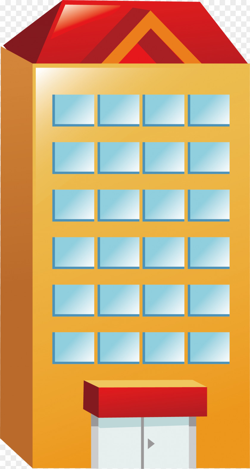 Hotel Vector Material Building PNG