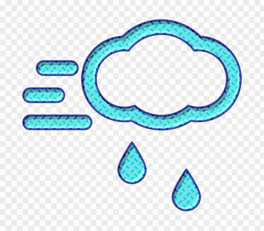 Text Turquoise Cloud Icon Rain Wind PNG