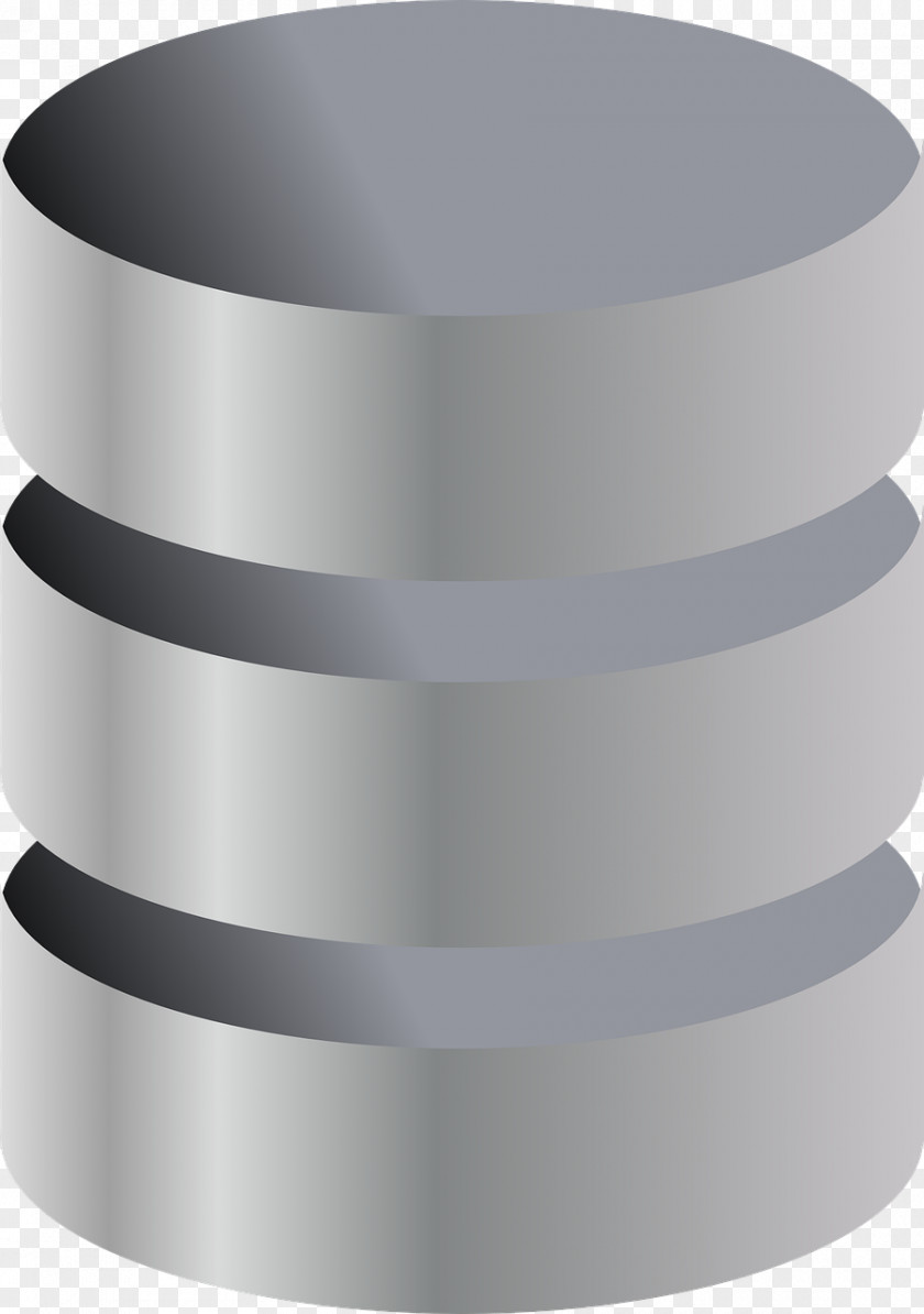 Gray Iron Database Clip Art PNG