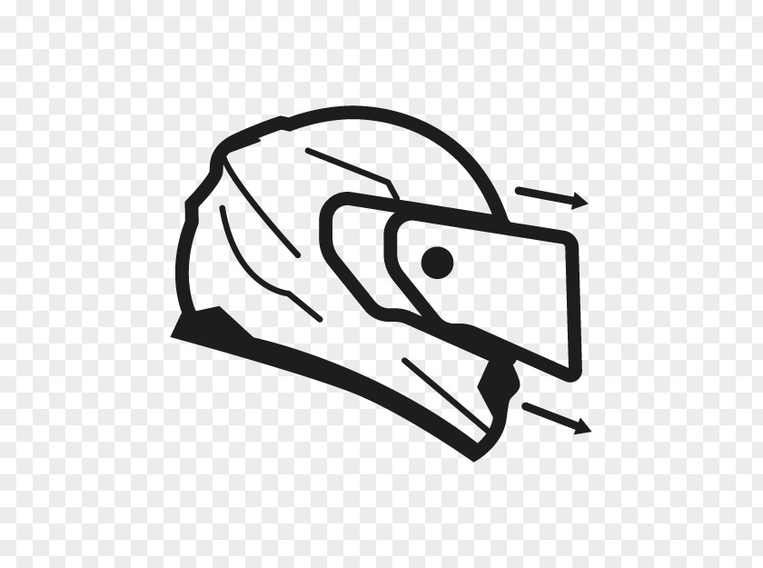 Helmet Black Motorcycle White Headgear PNG