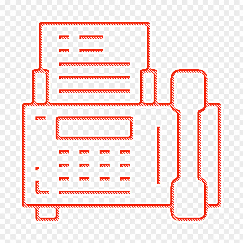 Office Stationery Icon Fax PNG