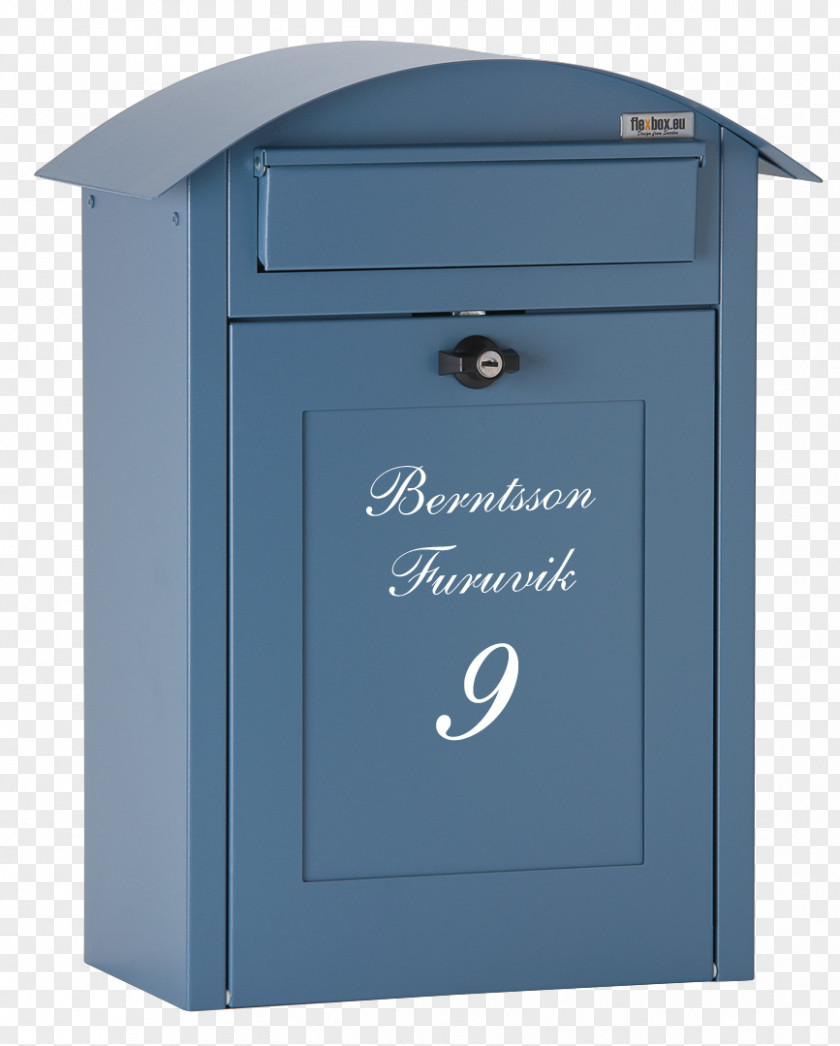 Box Letter Post Email Blue PNG