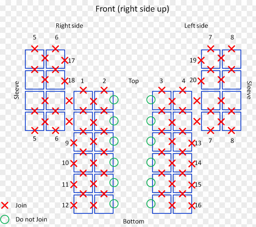 Summer Pattern Granny Square Crochet Knitting Motif PNG