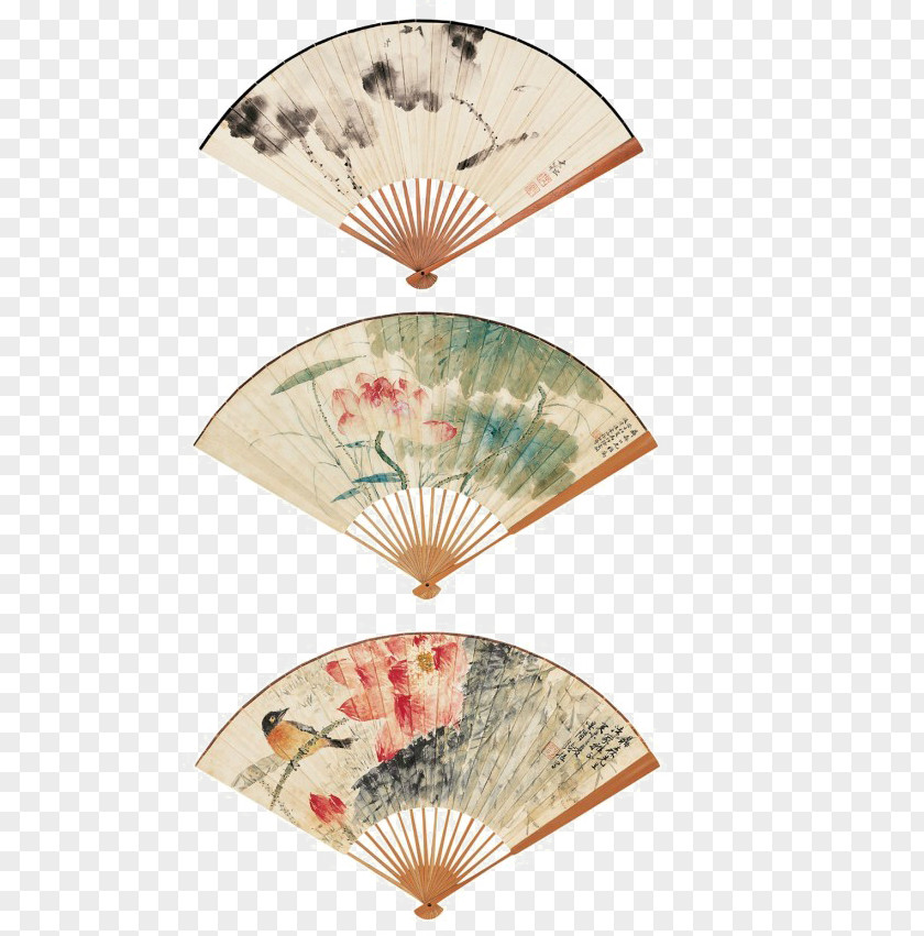 Traditional Fan Antiquity Paper Hand Zuowu Culture U5d14u8c79 PNG