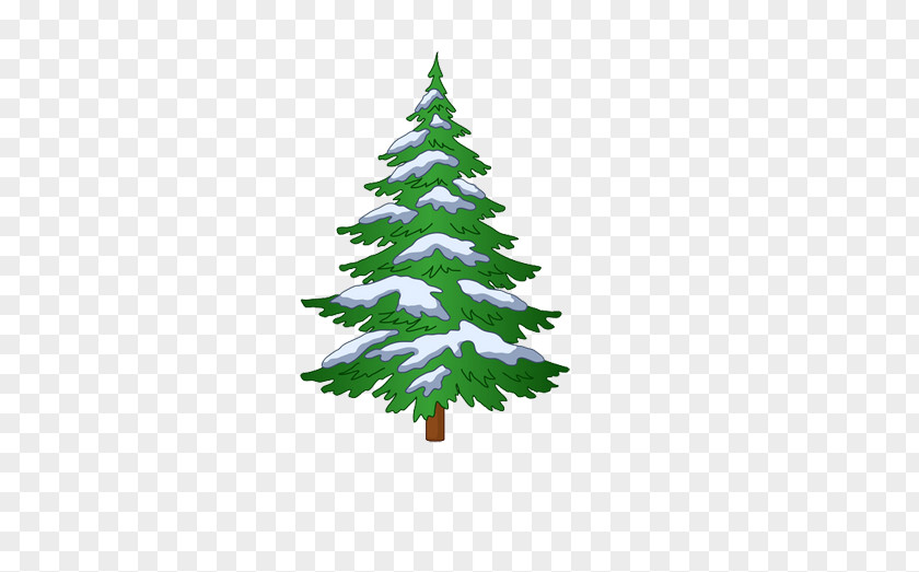 Free To Pull The Clip Christmas Tree Image Snow Fir Art PNG
