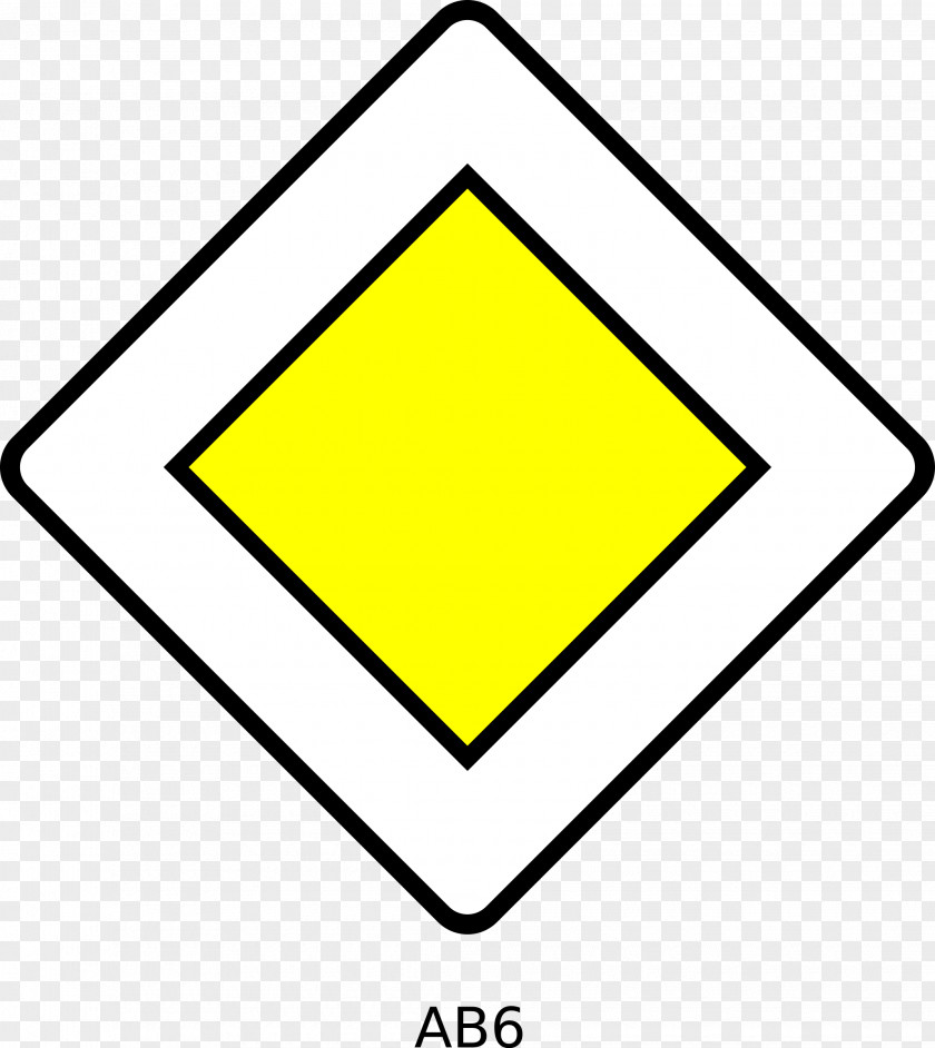 Road Panneau De Route Prioritaire En France Traffic Sign Signalisation Routière Priorité Clip Art PNG