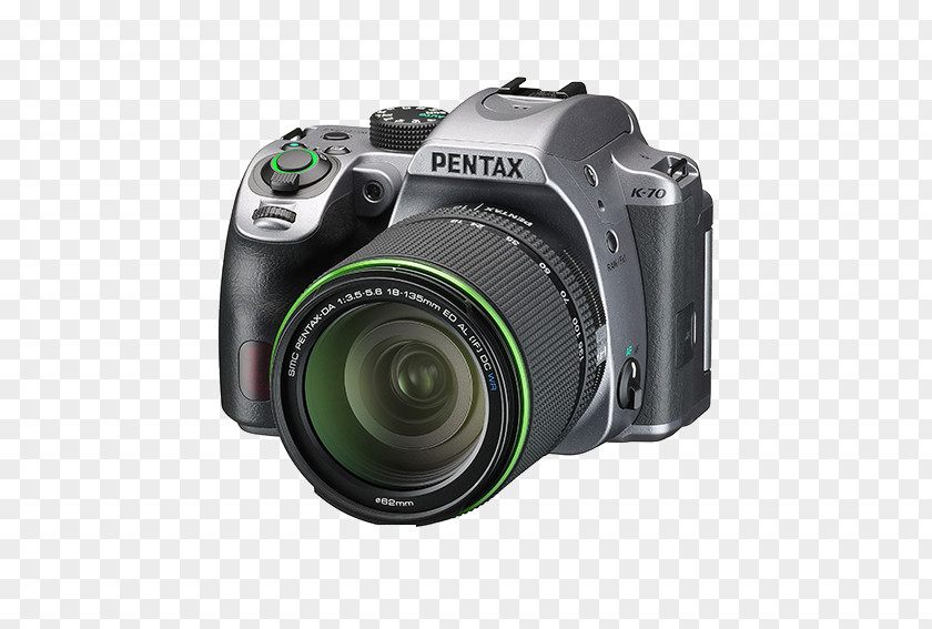 SilverDA 18-135mm WR LensCamera Canon EF-S 18–135mm Lens Digital SLR Camera Pentax K-70 24.0 MP PNG