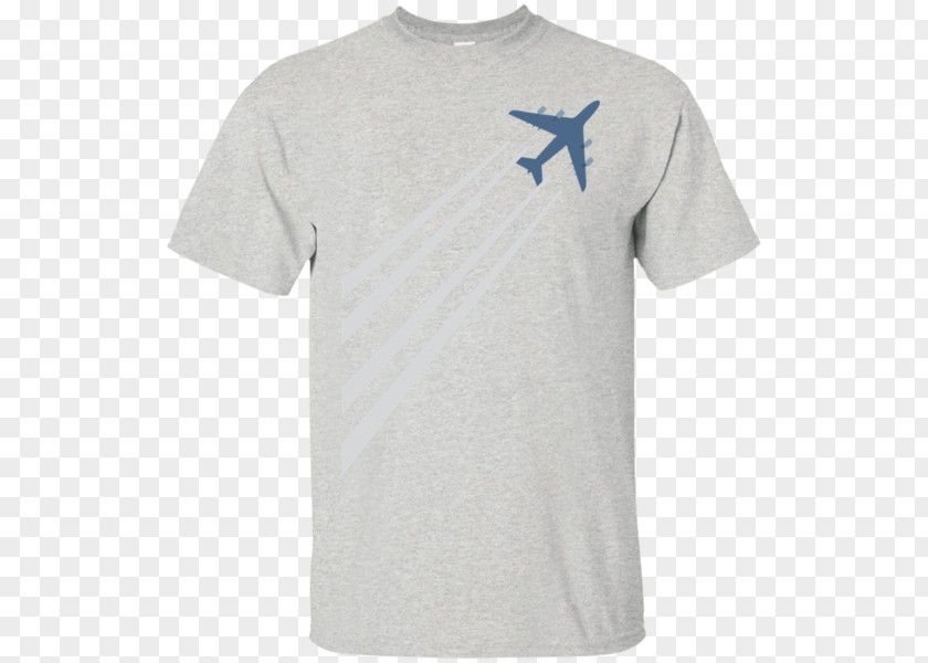 Sky Aircraft Printed T-shirt Gildan Activewear Robe PNG