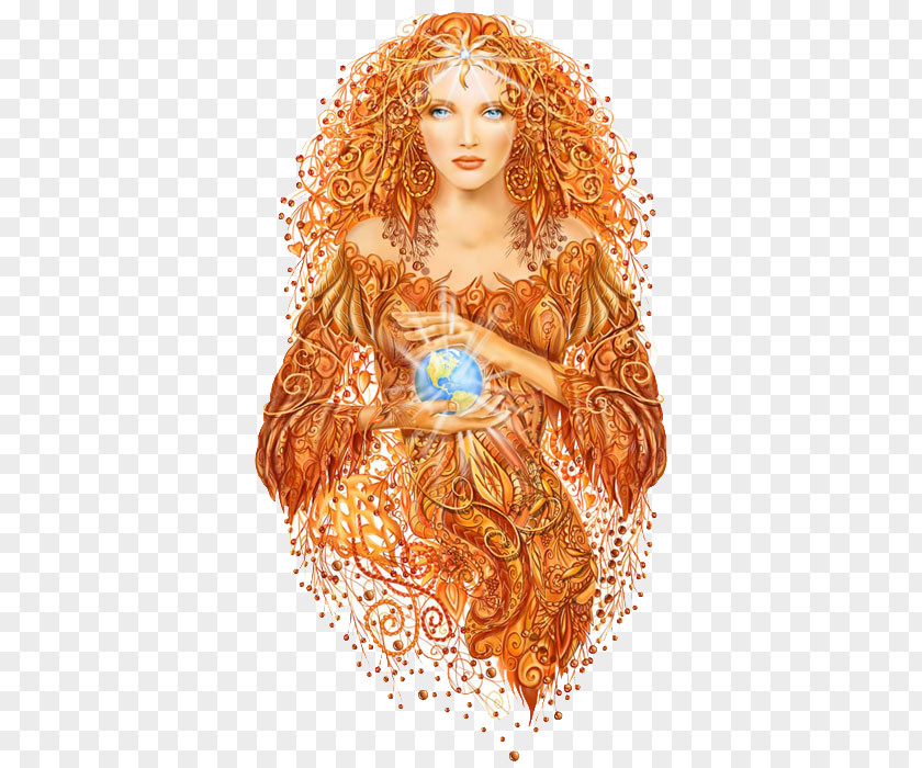 Aphrodite Mother Nature Earth Goddess PNG