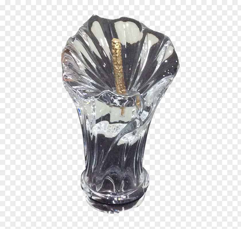 Glass Arum-lily Vase Crystal Flower PNG