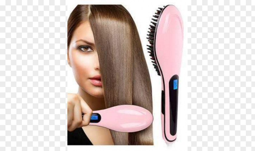 Hair Straightener Iron Comb Straightening Børste Hairbrush PNG