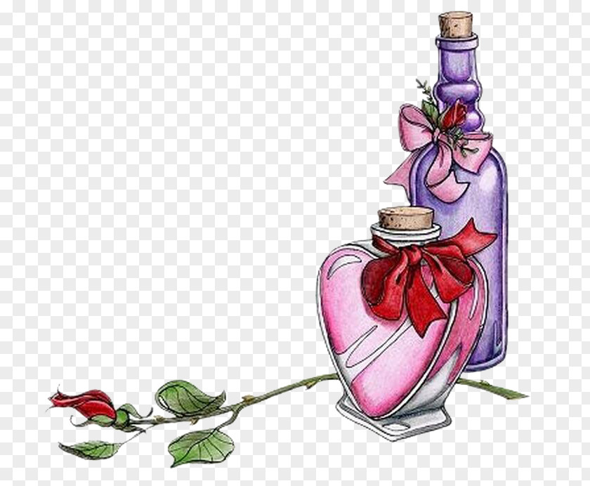 Perfume Bottle Happy Birthday To You Augur Gift PNG