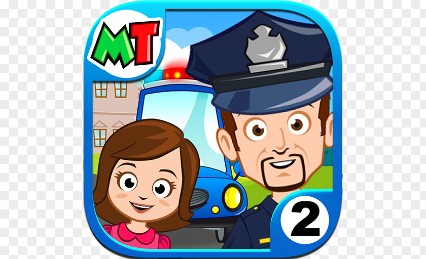 Police My Town : Station Home Dollhouse Hospital Wedding Best Friends' House PNG